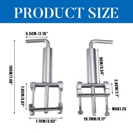 Carkio Pack of 2 Landing Gear Quick Release Pull Pins 308287 for Fifth Wheel Landing Gear Compatible with Camper Motorhome Travel Trailer Landing Gear Systems