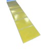 100 Labels, Strip of Yellow 4x3 inch Direct Thermal Labels