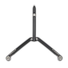 Spyderco BaliYo Twin Handled Pen - High Performance Heavy Duty Writing Tool for Precision Writing, Black - YCN100