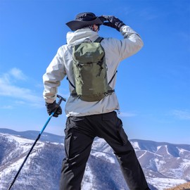 Kimwadalh Hiking Backpack for Women Men 15L Trekking Rucksack Small Sports Backpacks Outdoor Daypack for School, Travel,Walking,Biking