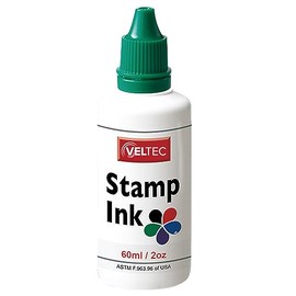 Veltec S-81 Premium Stamp Refill Ink for Self-Inking and Rubber Stamp Pads – 2 oz (Green)