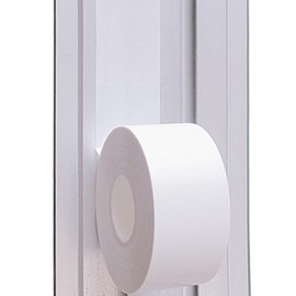 WENSSKKU White Window Weather Sealing Tape, Window AC Seal Air Conditioner Sealing Tape, Door and Window Waterproof Weather Stripping Tape for Keep Out Drafts Cold Air Rain Dust Smog(2IN X 99FT)