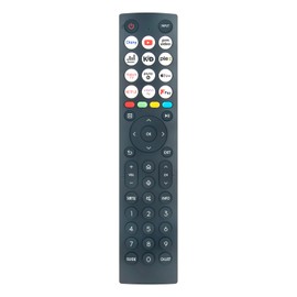 AULCMEET ER2K36H ERF2K36-0011 New Replace Voice Remote fit for Hisense QLED UHD 4K Smart TV 43E77KQTUK 50E77KQTUK 55E77KQTUK 65E77KQTUK 43E6KTUK 50E6KTUK 55E6KTUK 65E6KTUK