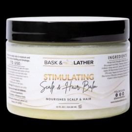 Stimulating Scalp & Hair Balm with Shea Butter and Mango Butter – Moisturizing Hair Care Treatment