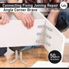 OMIDEAS 50 x Angle Bracket (50 x 50 x 16)