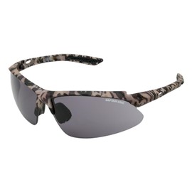 Captain Stag CS-S007-1 Men's Sports Sunglasses, Plastic Frame, Gray, Camouflage