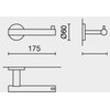 ZACK | ZACK 40050 SCALA Toilet Roll Holder