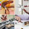 MAXPOWER Needle Nose Pliers, 8" Long Needle Nose Pliers &