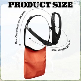 Kajaia Goat Apron Anti Breeding Sheep Skirt Control Buck Anti Mating With Adjustable Strap For Goats And Sheep(Orange, M)