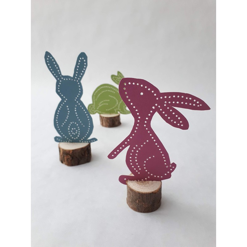 Familienmomente Sparkling Easter Motifs (2 x Easter Lanterns, 2 x