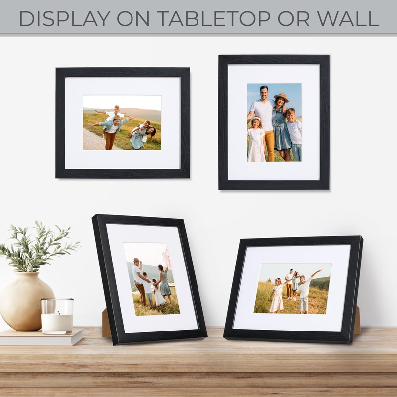 Sheffield Home 4 Piece Gallery Wall Frame Set, 8x10 Inch,