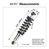 RUTU 10.25" 260mm Rear Shock, Mono Shock, Universal Pit Bike