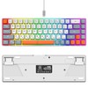 Snpurdiri 60% Percent Gaming Keyboard, Ergonomic Compact RGB Backlit Small