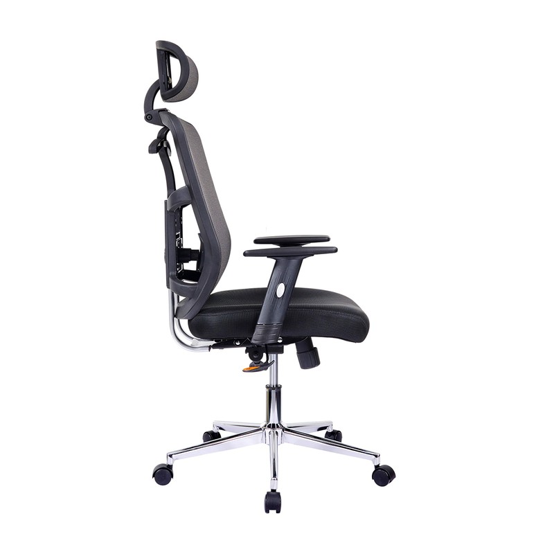 Techni Mobili Mesh Office Chair, Black