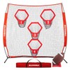 BaseGoal 8 x 8ft Football Nets for Throwing,Football Target,Quarterback Training