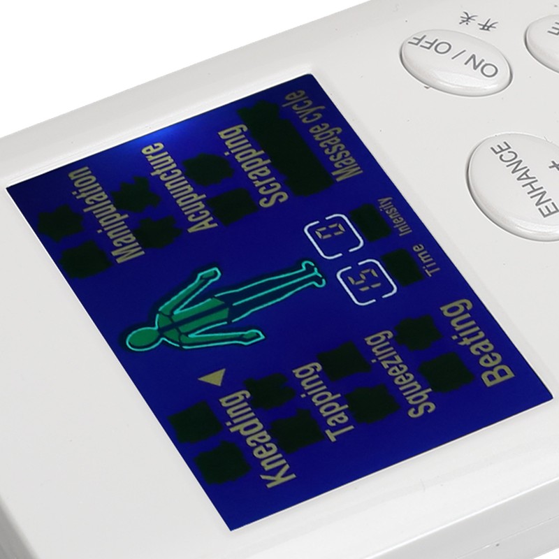 Dual Output Muscle Stimulating Machine Multifunctional Rechargeable Electronic Pulse Massager