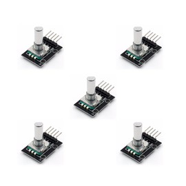 5 Pcs Rotary Encoder Module, KY-040 Degree Brick Sensor Development Board for Arduino ARM PIC