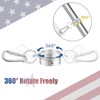 NQ Flag Pole Rotating Rings for 3/4~1 Inch Diameter Flag