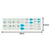 ZINIPIN FA00249 Foot Nail Seal Clear Lame Ocean