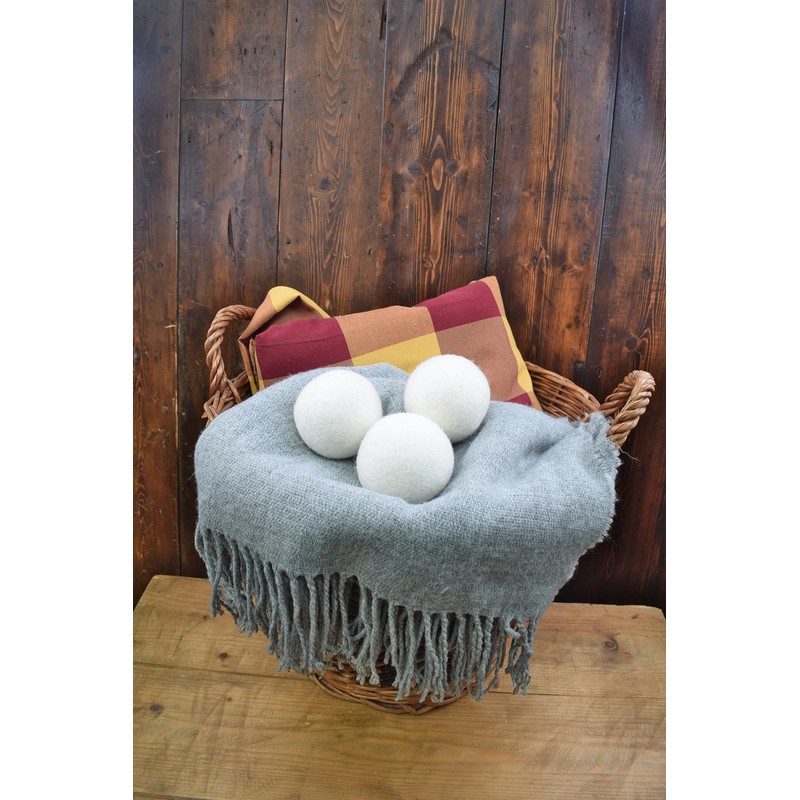 Pachamama Handmade XL Wool Tumble Dryer Balls 7cm 3 Pk