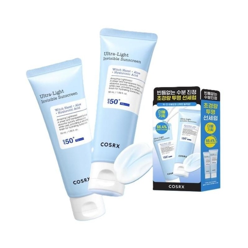 COSRX Ultra Light Transparent Water Film Sun Serum 50ml x