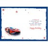 doodlecards Son Birthday Card Ford GT40 Supercar Medium Size with