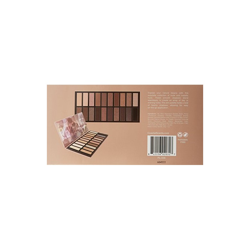 Coastal Scents Revealed Paleta de tonos color piel y metálicos,