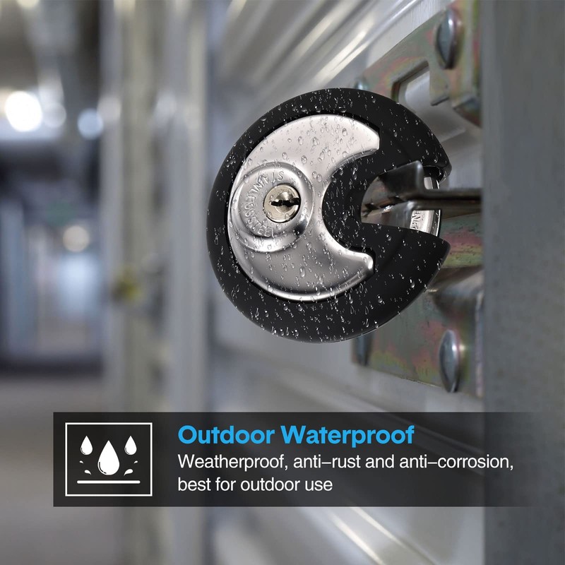 Chumia 10 Pack 70 mm Keyed Alike Padlocks Outdoor Round