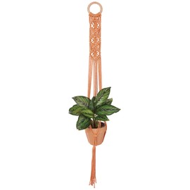 Primitives by Kathy Diamond Macrame Plant Hanger | Hanging Plant Pot Holder | 36"