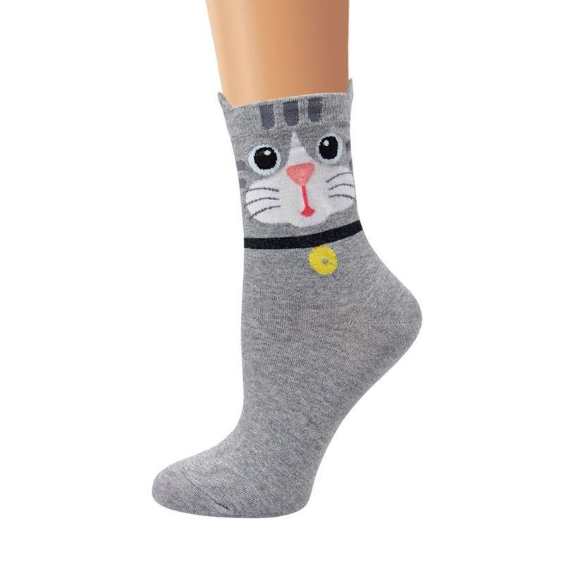 Ambielly Colorful Cute Animal Design Patterned Women's Casual Cotton Socks