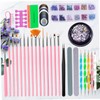 Ipetboom Nail Art Decoration Set 10pc Manicure Tools Kit Drill