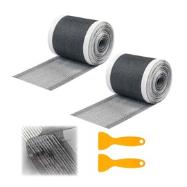 ZHYUAN Pack of 2 Hair Strainer Shower Filter, Disposable Shower Drain Mesh, Drain Hair Catcher, Drain Strainer Hair Catcher, Disposable, Hair Catcher Shower, with Plastic Scraper for Bathtub, Kitchen