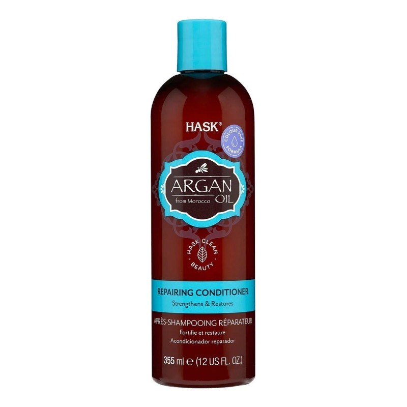 Acondicionador Reparador Aceite De Argán 355ml Hask