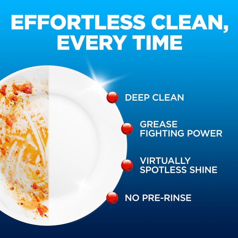 Finish Power Dishwasher Pods, No Pre-Rinse Dishwasher Detergent Soap for
