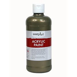 Handy Art Student Acrylic Paint 16 ounce, Metallic Brass