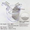 Unbreakable Transparent Teapot, Large Capacity, 18.3 fl oz (520 ml),
