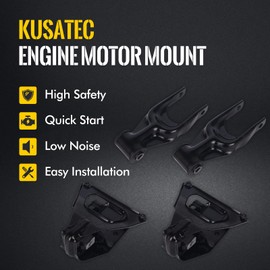 KUSATEC 4PCS Engine Motor&Torque Strut Mount Set Fit for Buick Allure LaCrosse 05-09/Regal 97-04;Chevy Impala 00-05/Monte Carlo 98-05;Oldsmobile Intrigue 98-99;Pontiac Grand Prix 97-08, OE A5309 A2866