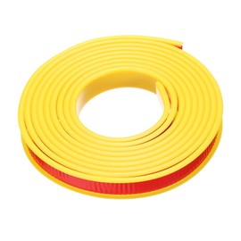 uxcell U-Shape Edge Banding, 9.8ft x 20mm TPE Self-Adhesive Veneer Edging, Plywood Edge Trim Flexible Furniture Edge Protector for Countertop Cabinet Shelf Repair Restoration (Yellow)