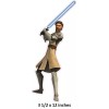 Obi-Wan Ben Kenobi Lightsaber Decal Jedi Wall Sticker Clone Wars Peel Stick Art