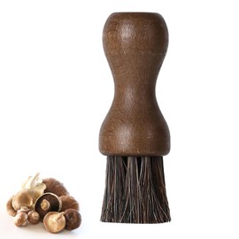 Zommke Vegetable Brush, Mushroom Brush, Mushroom Brush, Kitchen Brush, Potato Brush, Wooden Washing Up Brush, Natural Bamboo Palm Brush for Dishes, Pots, Pans Environmentally Friendly