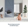 EaseLife 2 Pack Barn Door Floor Guide,2 Assemble Setup Options,Wall