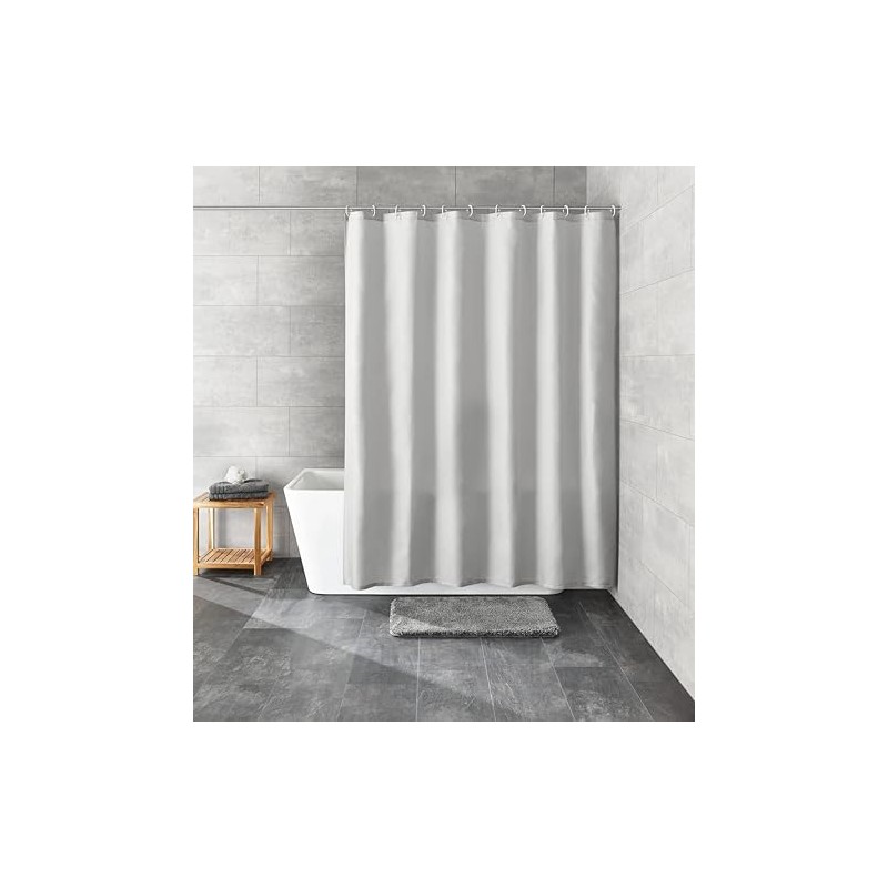 Kleine Wolke Kito Shower Curtain Textile PES Fog 240 x