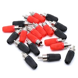 Xiaoyztan Plastic RCA Solder Type Plug Audio Connector Pack of 20