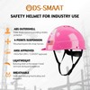 DS-SMAAT Reflective Safety Hard Hat with Visor,Vented Protection Construction Hard