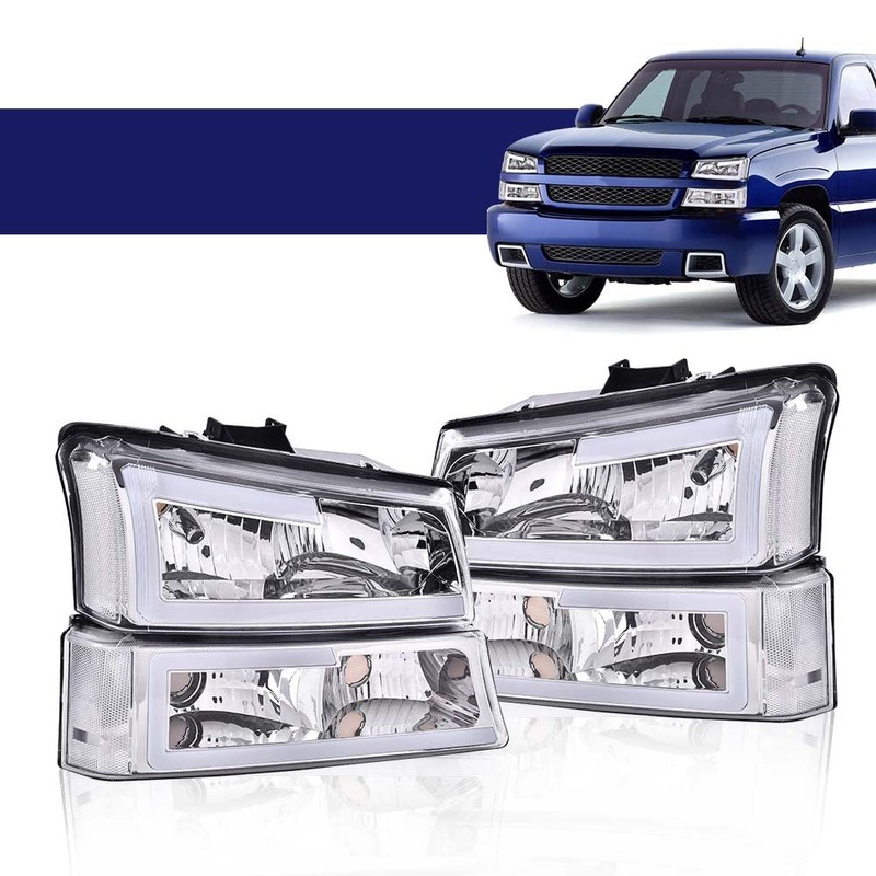 G-PLUS LED Headlights Fit Chevy Avalanche/Silverado 1500 2500 HD 3500