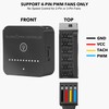 PlusRoc 12V DC PWM Fan Controller Hub, 60W Output for
