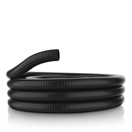 Alpine Corporation 25 Ft. PVC Ultra-Flex Hose with 1-1/4" Inside Diameter for S-4 Fittings, Black