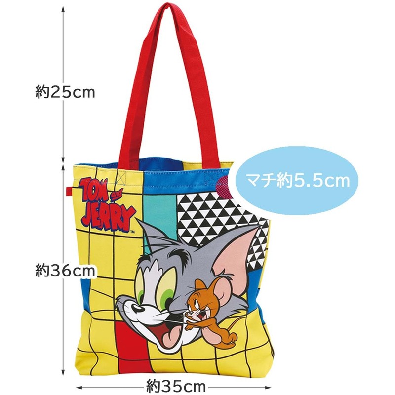 Skater TOON ZCTB1-A Canvas Tote Bag Tom & Jerry