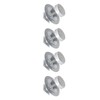 Set of 4 beehive anti-tool proof beehive feet stainless steel