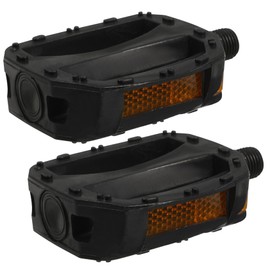 BIUDECO 1 Pair Boys and Girls Bicycles Pedals Compact Lightweight Boys and Girls Bike Pedals Cycle Road Bike Purple Random Color